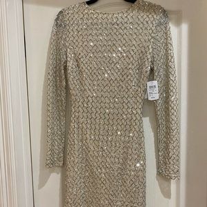 Windsor Sequin Diamond Mini Dress